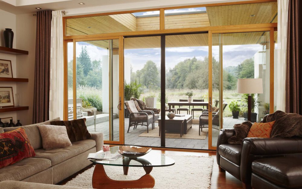 Screen your double doors with Phantom retractable screens 